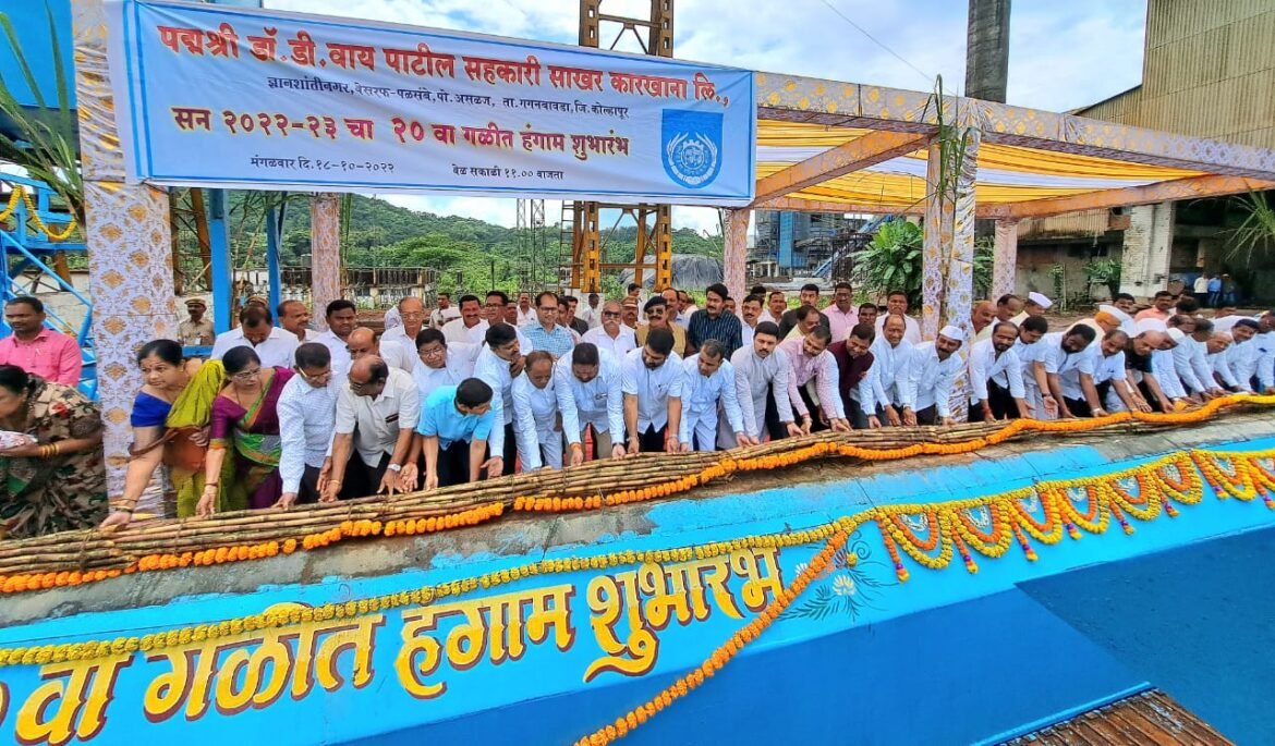 जिल्ह्यात उस क्षेत्रामध्ये जी जोमाने वाढ होत आहे त्याच सारं श्रेय डि वाय साखर कारखान्याला आहे:मनिष दळवी