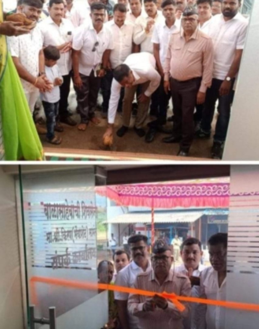 खारेपाटण बाळासाहेबांची शिवसेना पक्षाच्या किरण सामंत संपर्क कार्यालयाचे उद्घाटन संपन्न