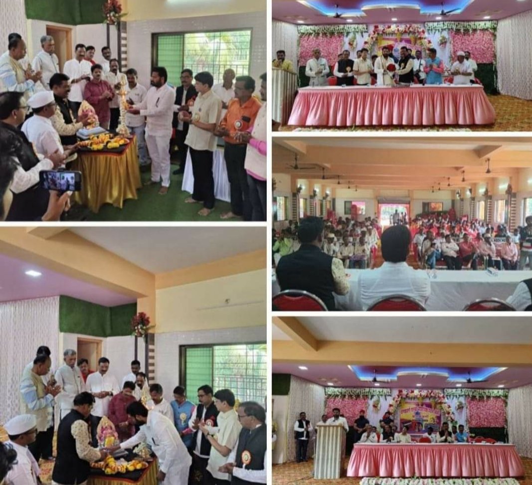 कणकवली तालुका सांप्रदायिक भजनी संस्था कणकवली आयोजित अभंगवाणी कार्यक्रमाचे युवा नेते श्री.विशाल परब यांच्या हस्ते झाले उद्घाटन