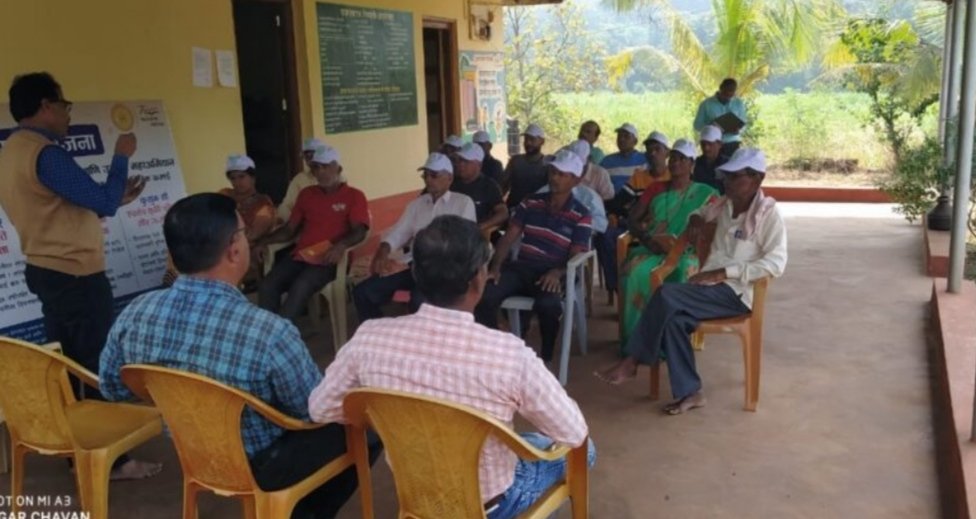 चिंचवली येथे “आत्मा “अंतर्गत भुईमूग लागवड प्रशिक्षण संपन्न