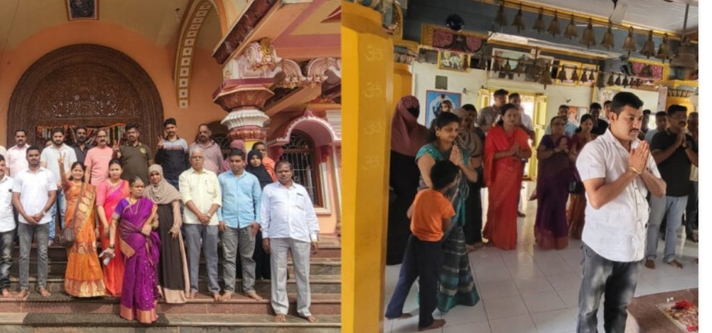 खारेपाटण मध्ये गाव विकास पॅनलने प्रचाराचा केला शुभारंभ