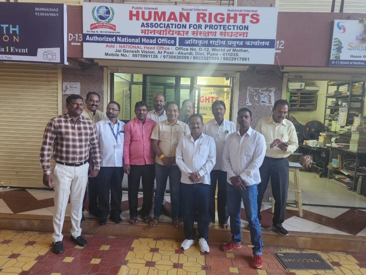 ह्युमन राईट असोसिएशन फॉर प्रोटेक्शनच्या कोकण विभागीय अध्यक्षपदी संतोष नाईक यांची सलग दुसऱ्यांदा फेरनिवड*