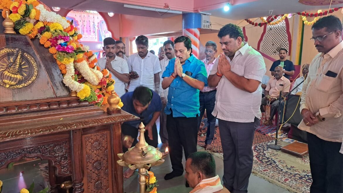 कणकवली तालुक्यात शांतता राहावी, भिरवंडेच्या रामेश्वराकडे साकडं; संदेश पारकर
