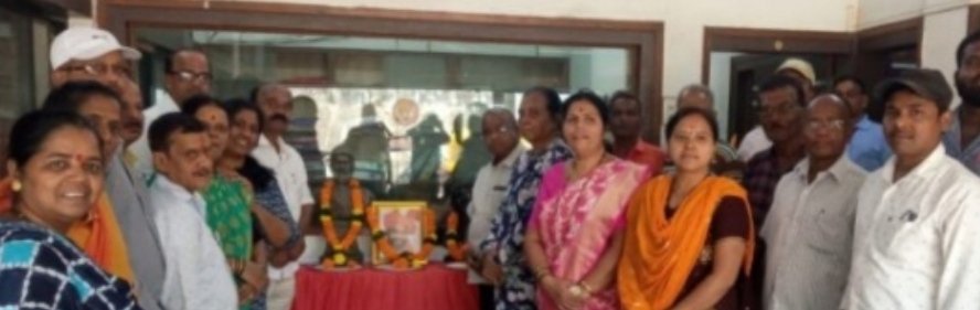 धर्मवीर आनंद दिघे यांची जयंती बाळासाहेबांची शिवसेना पक्षाच्या वतीने साजरी