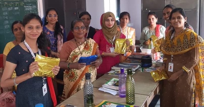 नडगिवे येथील नॅशनल इंग्लिश मेडियम स्कूलमध्ये जागतिक महिला दिन उत्साहात साजरा