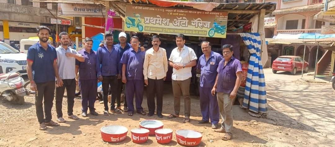 प्राण्यांना शुद्ध पाण्यासाठी” कणकवली शहरात 50 भांडी ठेवणार
