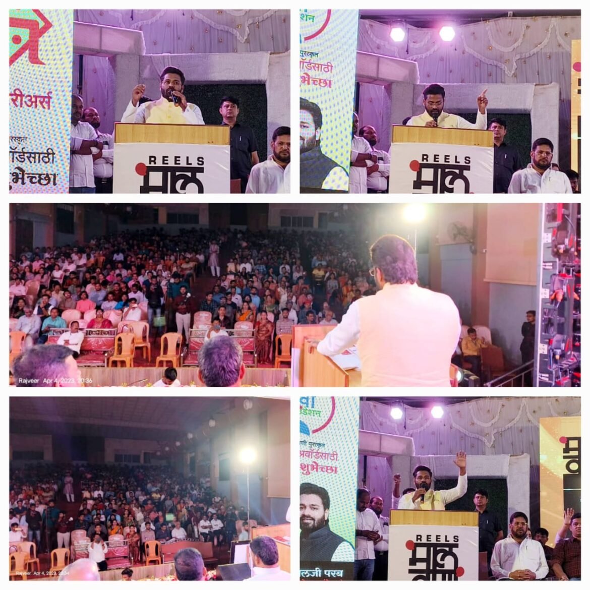 युवा उद्योजक विशाल परब यांनी उपस्थित राहुन “मालवणी अवॉर्ड” 2023 च्या कार्यक्रमाला दिल्या शुभेच्छा