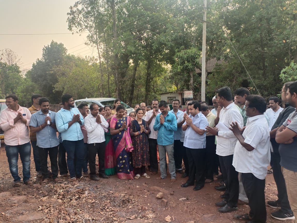 नांदगाव जलजीवन योजना अंतर्गत नळपाणी भूमिपूजन सोहळा आ. नितेश राणे यांच्या शुभहस्ते संपन्न