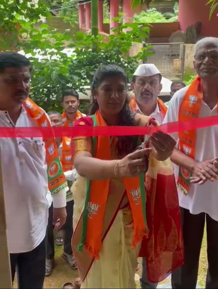 भाजपाच्या राजापूर लांजा साखरपा विधानसभेच्या वॉररूम चे उद्घाटन