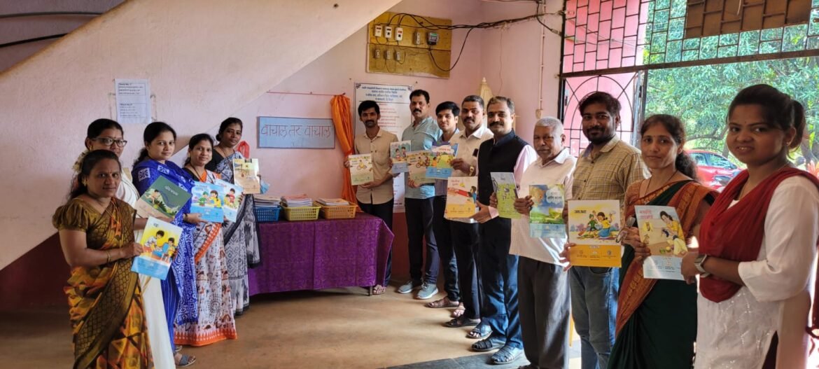 पुस्तके वाचा आणि समृध्द व्हा!*निकेत पावसकर : तळेरे विद्यालयात ‘वाचाल तर वाचाल’ चे उद्घाटन