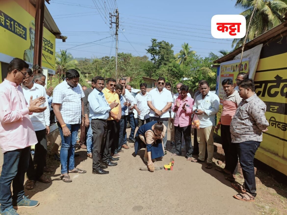 आ. वैभव नाईक यांच्या माध्यमातून पोईप, वडाचापाट, नांदोस गावात विकास कामांची खैरात