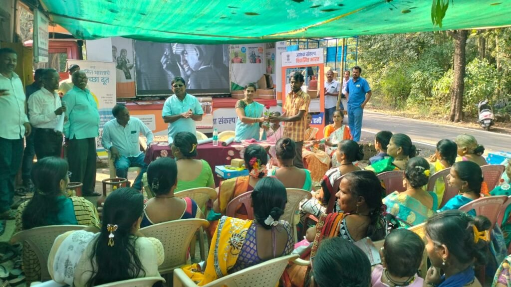 माळगाव येथे विकसित भारत संकल्प यात्रेला उत्स्फूर्त प्रतिसाद