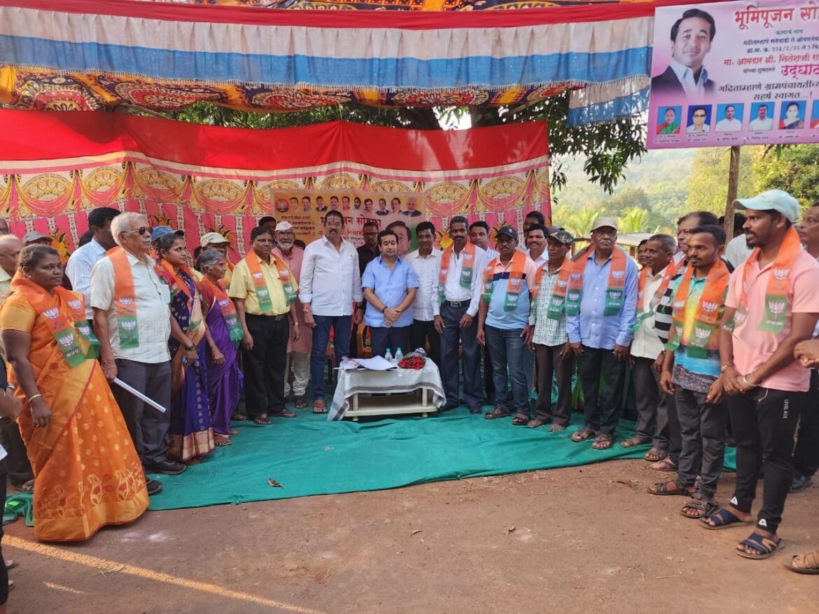 गढीताम्हणे सडेवाडी येथील उ.बा.ठा सेनेचे बहुसंख्य कार्यकर्ते यांचा आ. नितेश राणे यांच्या प्रमुख उपस्थितीत भारतीय जनता पक्षात प्रवेश