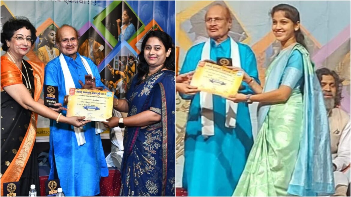 सिंधुदुर्गातील कवयित्री प्रियदर्शनी पारकर, योगिता शेटकर यांचा मुंबई एकता कल्चर महोत्सवात गौरव