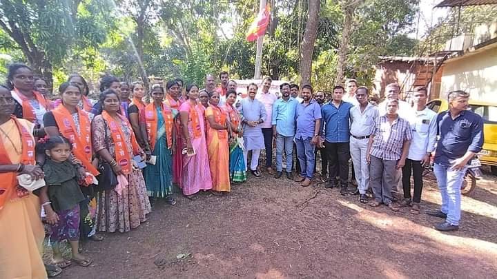 मनसे पक्ष प्रवेश आणि तिर्लोट येथील जनसंपर्क कार्यालयाचे उदघाटन संपन्न