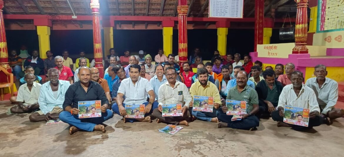युवासेनेच्या निर्धार मताधिकक्याचा ..गावदौरा सुसंवादाचा कार्यक्रमाला कुणकेश्वर विभागातून शुभारंभ