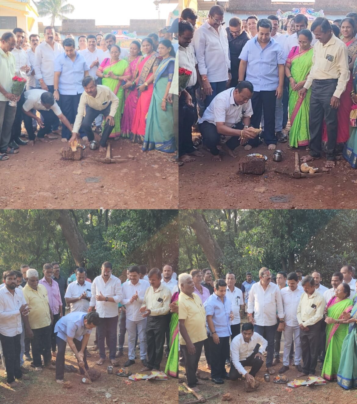 आमदार नितेश राणे यांच्या प्रमुख उपस्थितीत देवगड तालुक्वियात विविध विकास कामाचा शुभारंभ