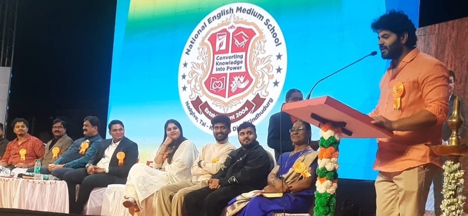 नडगिव्यातील नॅशनल इंग्लिश मेडीयम स्कूल सर्वांगीन शिक्षणाला पूरक : हार्दिक जोशी