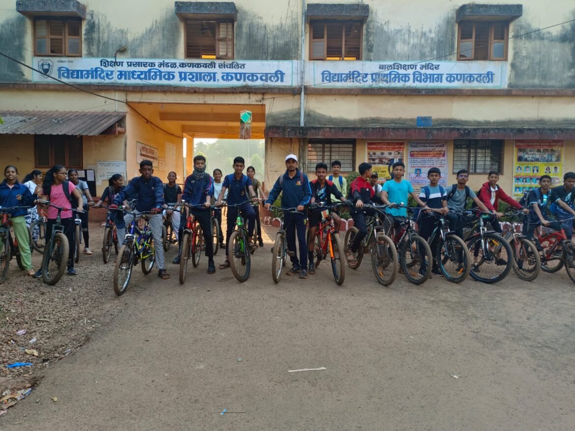 सायकल सफरीतून निसर्गाची ओळख : विद्यामंदीरच्या एन. सी. सी. विभागाचा उपक्रम
