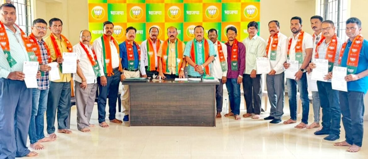भाजपा कामगार मोर्चा ची सिंधुदुर्ग जिल्ह्याची कार्यकारणी जाहीर