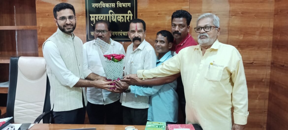 माऊली मित्र मंडळांने दिली सदिच्छा भेट