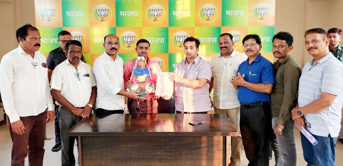 भाजपा कामगार मोर्चा कणकवली विधानसभा संयोजक पदी संतोष प्रकाश तेली यांची निवड