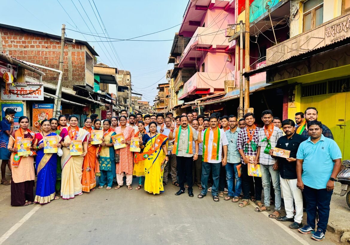 रत्नागिरी – सिंधुदुर्ग लोकसभेचे उमेदवार ना. नारायण राणे यांच्या प्रचारार्थ कणकवलीत रॅली