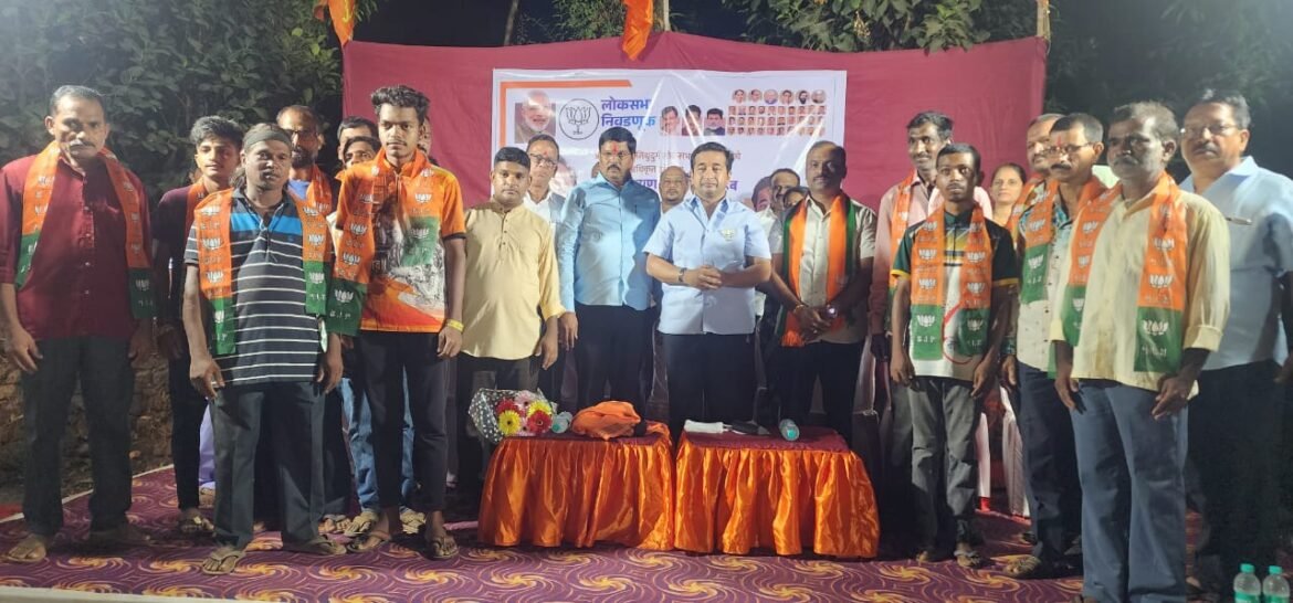 कणकवली तालुक्यातील फोंडा विभागातील कुळाचीवाडी, वाडेकरवाडी, सुतारवाडी, पांगळेवाडी,गडगेसखलवाडी, फोंडेकरवाडी येथील उबाठा गटाचे असंख्य कार्यकर्त्यांचा भाजप पक्षांमध्ये प्रवेश*