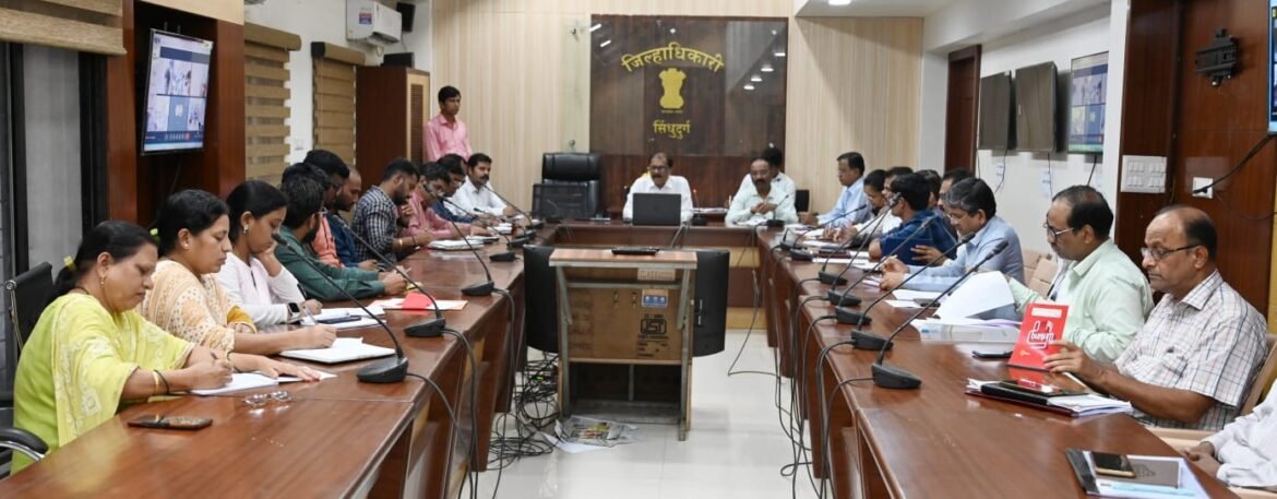 _जिल्हाधिकाऱ्यांनी घेतला पूर परिस्थितीचा आढावा_