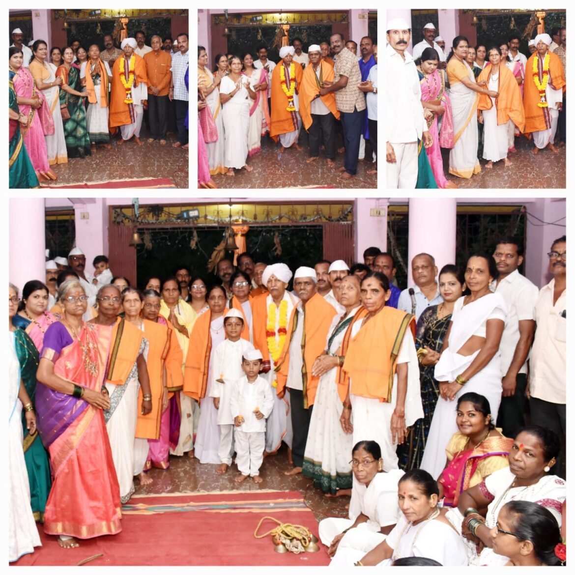 आषाढी एकादशीनिमित्त भाजपा वेंगुर्लेच्या वतीने वारकरी संप्रदायातील मंडळींचा सन्मान
