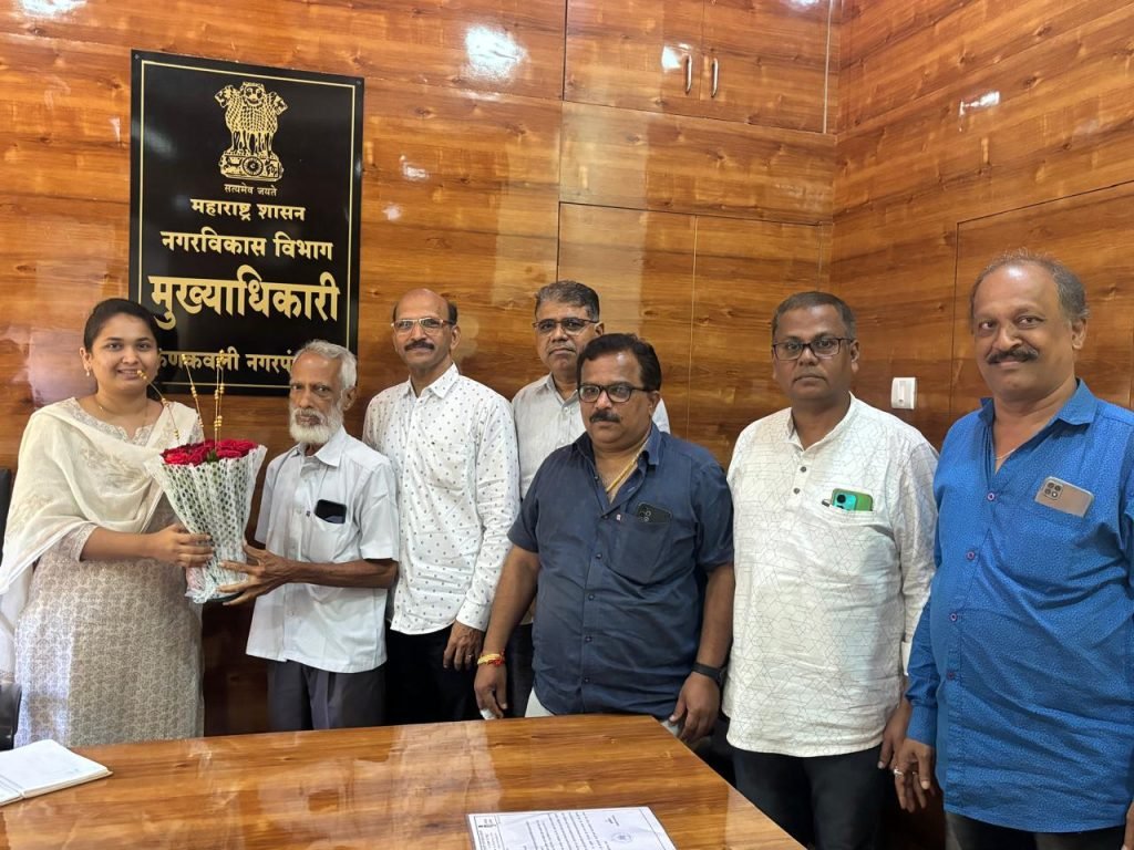 कणकवली मुख्याधिकारी गौरी पाटील यांचे नागरिक, व्यापारी यांनी केले अभिनंदन