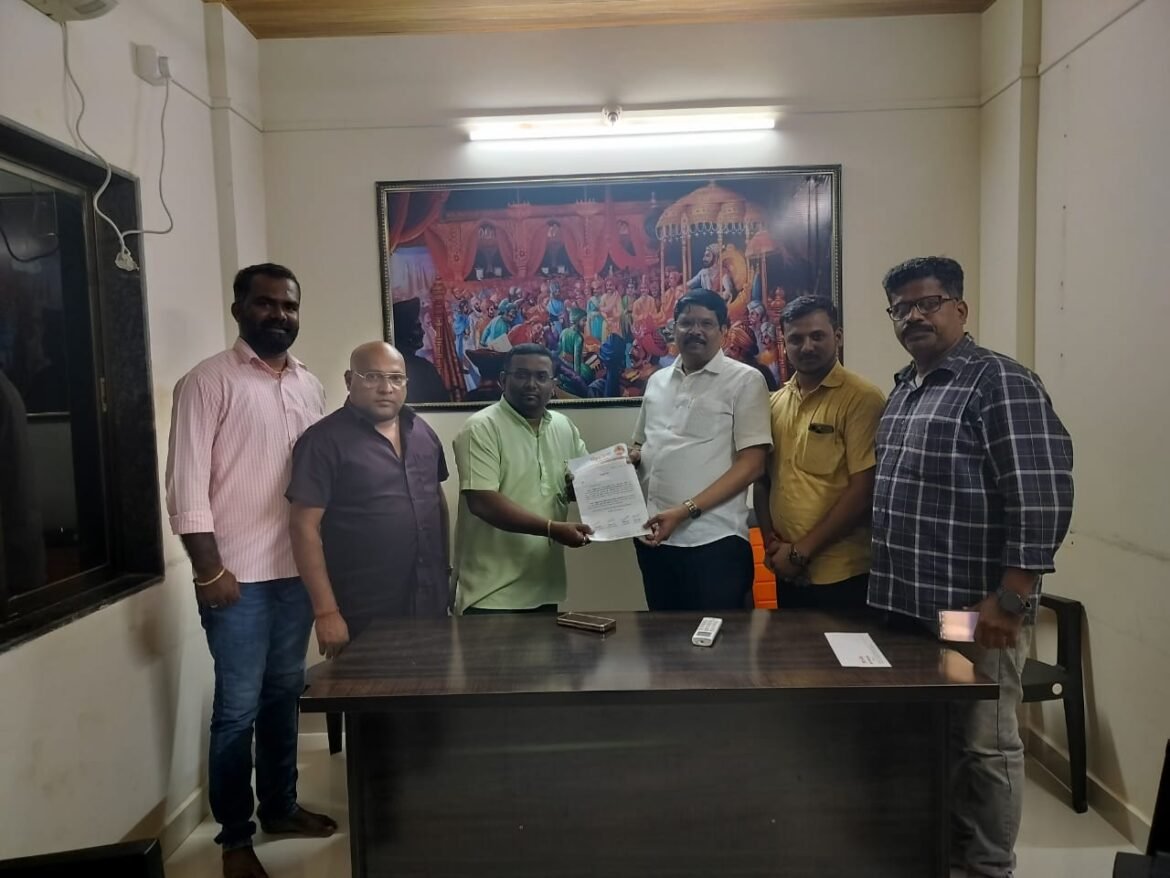 शिवसेना बांधकाम कामगार सेनेच्या जिल्हाप्रमुख पदी प्रसाद गावडे यांची नियुक्ती