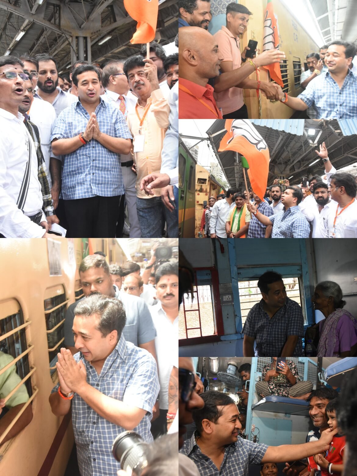आमदार नितेश राणे यांची “मोदी एक्सप्रेस” चाकरमानी गणेश भक्तांना घेऊन कणकवली कडे रवाना