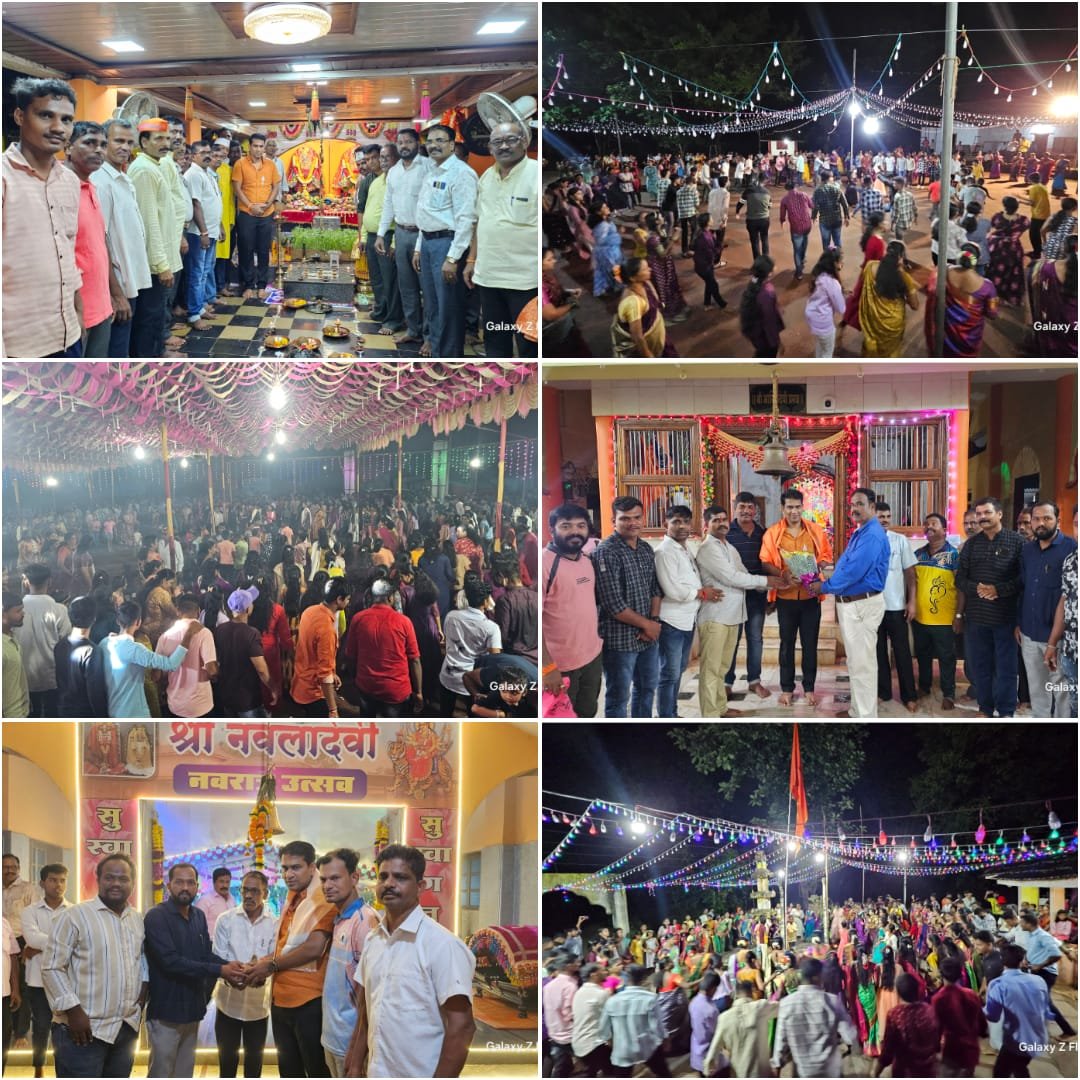 वैभववाडी तालुक्यातील नवरात्री-दांडिया उत्सवाला युवासेना जिल्हाप्रमुख सुशांत नाईक यांची उपस्थिती*