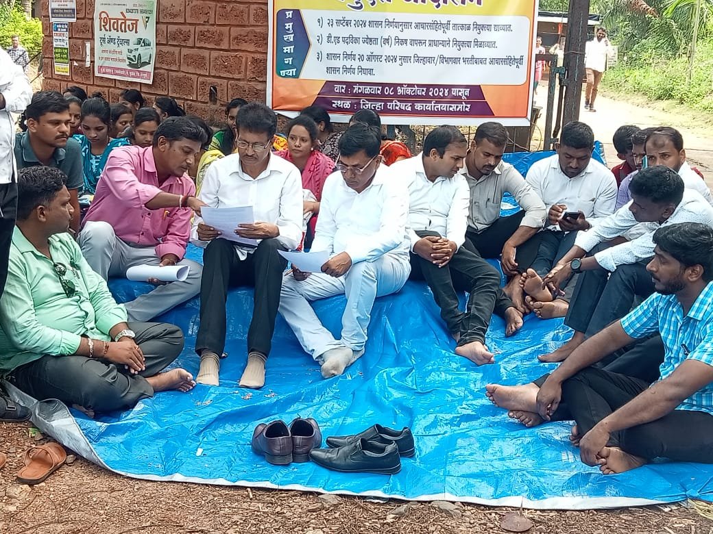 डि.एड. बेरोजगारांच्या आंदोलनाला सिंधुदुर्ग जिल्हा काँग्रेसचा पाठिंबा- इर्शाद शेख