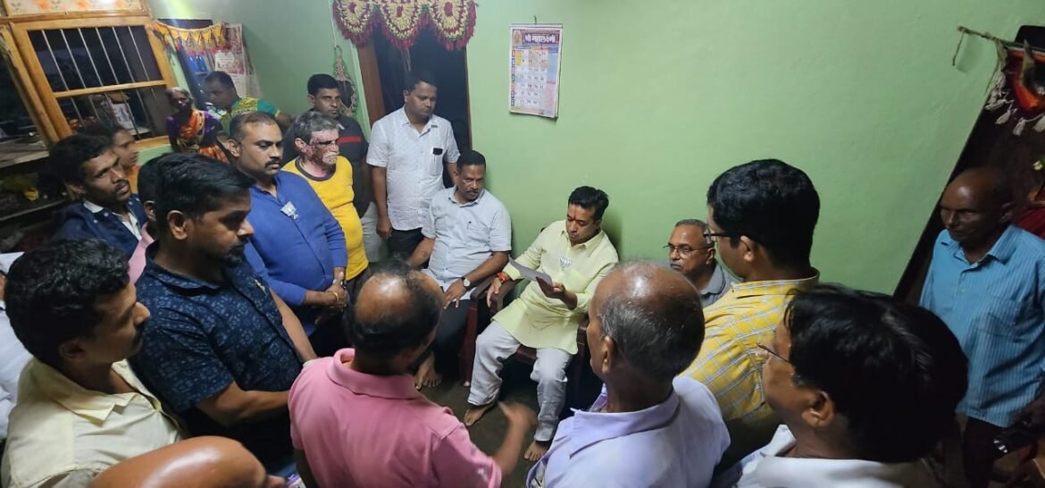 फोंडा झर्येवाडी येथे वीज कोसळून चार जनावरे दगावली