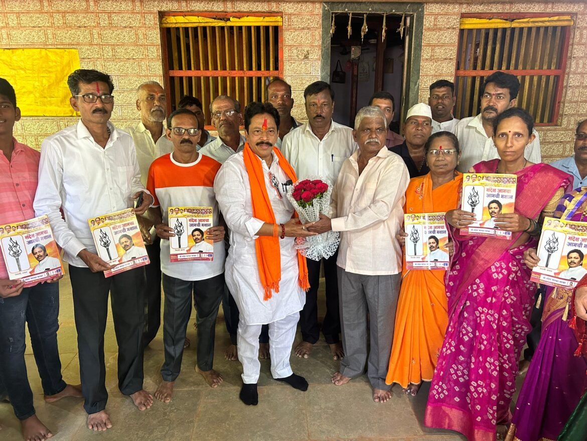 वैभववाडी तालुक्यातील जांभवडे, तिरवडे , नेरले गावात संदेश भाई यांच्या प्रचारा दरम्यान लोकांचा चांगला प्रतिसाद