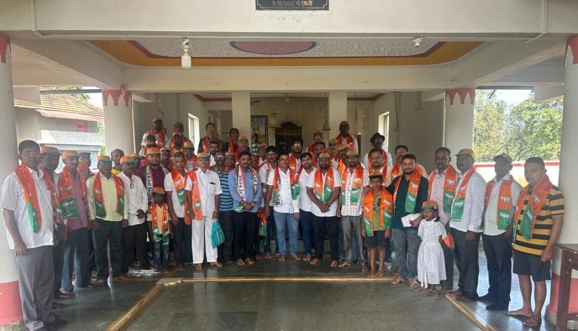 कणकवली विधानसभा मतदारसंघाचे उमेदवार नितेश राणे यांच्या प्रचाराचा कळसुली येथे भव्य शुभारंभ