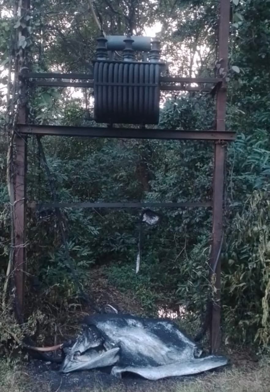 नेमळेत महावितरणचा ट्रान्सफार्मर जळून खाक