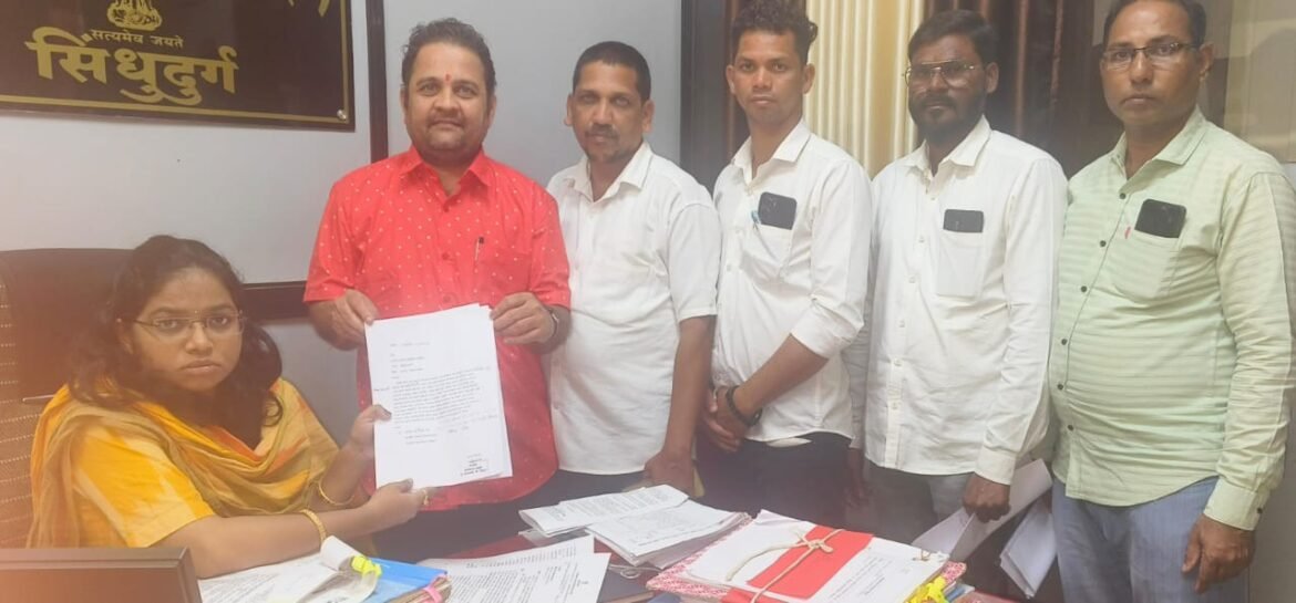 मळेवाड पंचक्रोशी मध्ये मायनिंग प्रकल्प नको, लोकप्रतिनिधींनी घेतली जिल्हा खनीकर्म अधिकाऱ्यांची भेट
