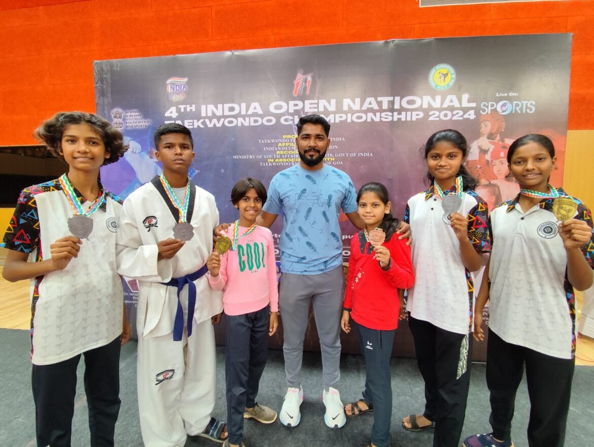 सिंधुकन्यांची गोवा येथे झालेल्या तायक्वांदो नॅशनल चॅम्पियनशिप 2024 मध्ये धडक कामगिरी!