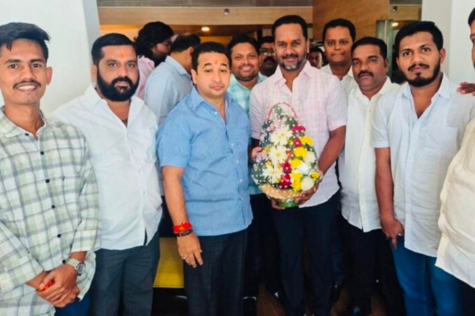नामदार नितेश राणेंचे भाजपा युवा मोर्चा जिल्हाध्यक्ष संदीप मेस्त्री यांनी केले अभिनंदन