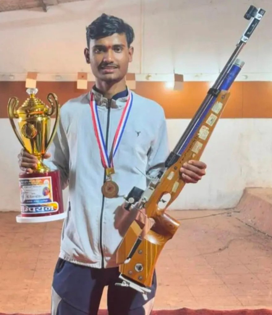 सिंधुदुर्ग जिल्हा शूटिंग असोसिएशन जिल्हास्तरीय रायफल शूटिंग स्पर्धेत विनय सावंत प्रथम