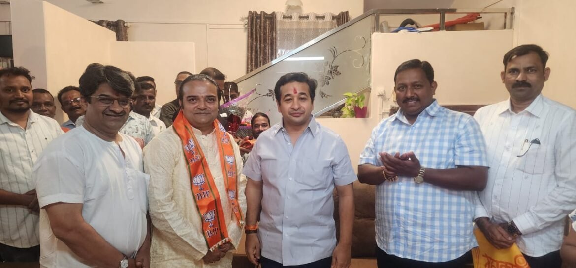 देवगड पाटगावातील सामाजिक कार्यकर्ता बाळकृष्ण अनंत वैद्य यांचा पालकमंत्री नितेश राणे यांच्या प्रमुख उपस्थितीत भाजप पक्षांमध्ये प्रवेश