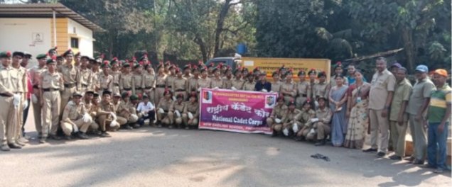 स्वच्छता अभियानातून कॅडेट्सची स्वर्गीय बाळासाहेब ठाकरे यांच्या विचारांना मानवंदना – सरपंच सौ संजना आग्रे