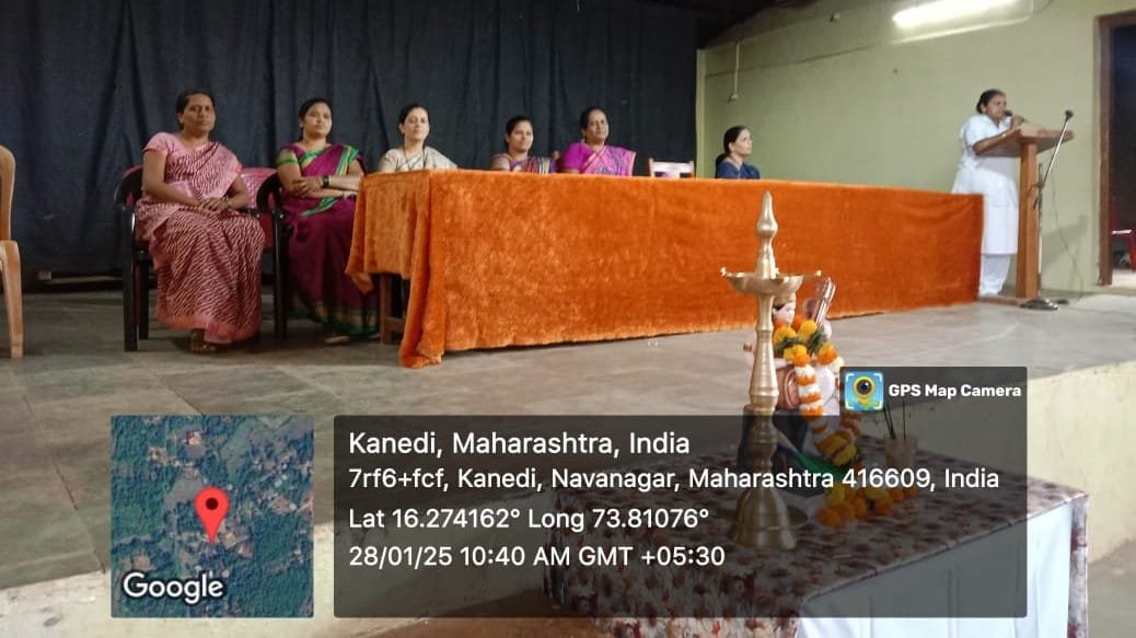 माध्यमिक विद्यामंदिर कनेडी प्रशालेत उत्कर्षा अंतर्गत किशोरवयीन मुलींना मागदर्शन
