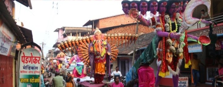 कणकवली पर्यटन महोत्सवाला भव्य शोभायात्रेने प्रारंभ