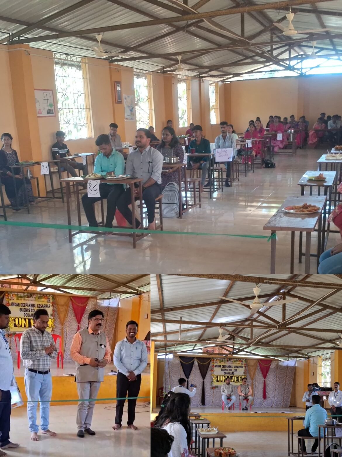 आमदार दीपक भाई केसरकर विज्ञान महाविद्यालय येथे खाद्य महोत्सवाचे आयोजन