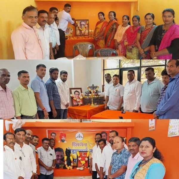 हिंदुहृदयसम्राट बाळासाहेब ठाकरे यांची जयंती दोडामार्ग तालुक्यात उत्साहात साजरी