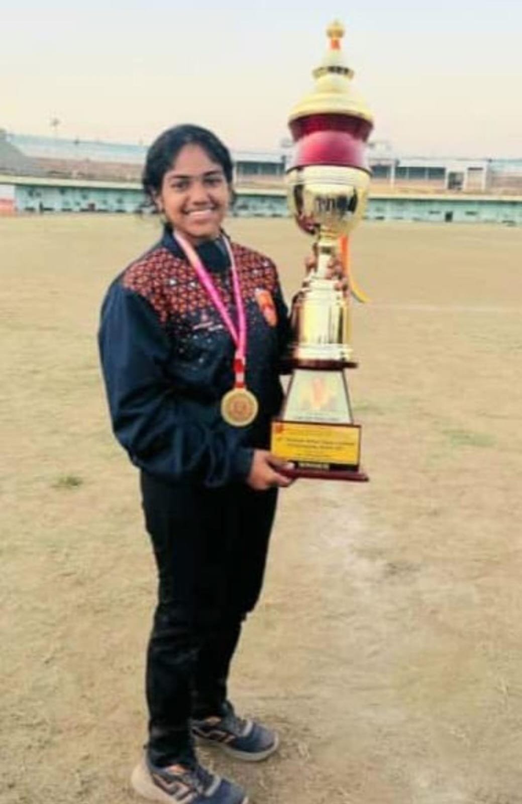 राष्ट्रीय शालेय साॅफ्टबाॅल स्पर्धेत भेडशी हायस्कूलच्या भूमी सावंत ला सुवर्णपदक